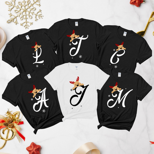 Personalized Christmas Short Sleeve Pajama Shirt